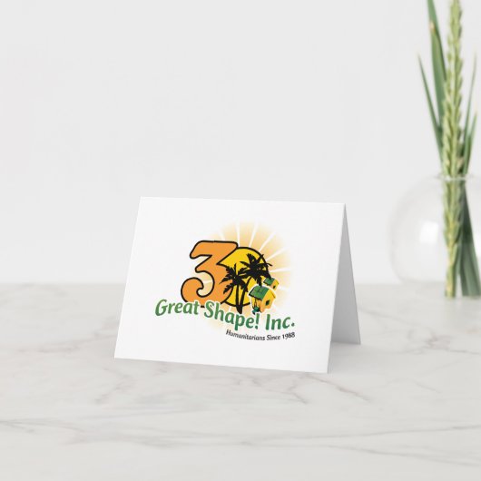 Grande forme ! Carte de voeux d'anniversaire (Devant)
