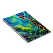 Grande Giraffe dans le Carnet Spiral des arbres (Côté Droit)