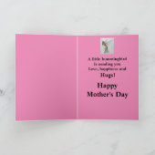 Grande-grand-mère Bonne carte de colibri pour la f (Intérieur)