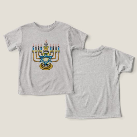 Grande Hanoukka heureuse (Design Recto & Verso)