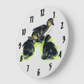 Grande horloge Canetons Mallard (Angle)