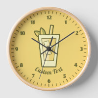 Grande horloge de thé glacé