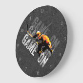 Grande horloge du jeu sur (hockey) (Angle)