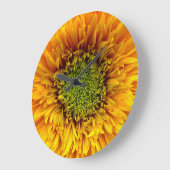 Grande horloge du Motif de fleurs (Angle)