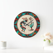 Grande horloge Kokopelli Sud-Ouest (Maison)