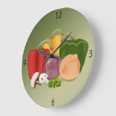 Grande horloge légume (Angle)