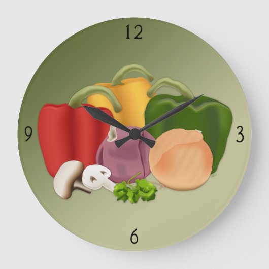 Grande horloge légume (Recto)