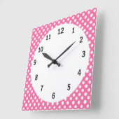 Grande) horloge murale de carré ( (Angle)