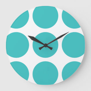 Grande horloge murale Pois