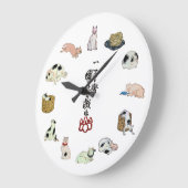 Grande Horloge Ronde 其のまま地口猫飼好五十三疋, chats de 国芳, Kuniyoshi, Ukiyo-e (Angle)