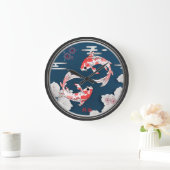 GRANDE HORLOGE RONDE 美しい錦鯉の和風♡ (Maison)