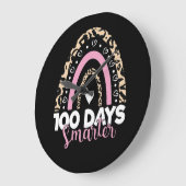 Grande Horloge Ronde 100 Jours Samrter Happy 100e Jour de l'école Arc-e (Angle)