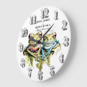 Grande Horloge Ronde 10 ans Mariage Anniversaire Jardin Décontractée fê (Angle)