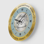 Grande Horloge Ronde 10e anniversaire du Mariage (Angle)
