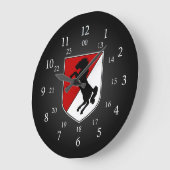 Grande Horloge Ronde 11e RCA Patch 24 heures (Angle)