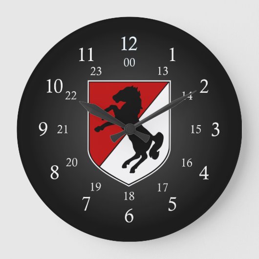 Grande Horloge Ronde 11e RCA Patch 24 heures (Recto)