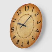 Grande Horloge Ronde 13 Heures D'Arrêt (Angle)