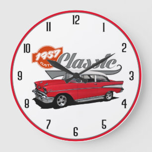 Grande Horloge Ronde 1957 Red Classic