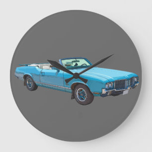 Grande Horloge Ronde 1971 Oldsmobile Cutlass Supreme Muscle Car