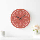 Grande Horloge Ronde 24-HOUR Custom wall clocks (Maison)