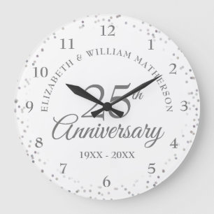 Grande Horloge Ronde 25e Anniversaire Silver Stardust