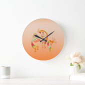 Grande Horloge Ronde 3 Kokopelli #51 (Maison)