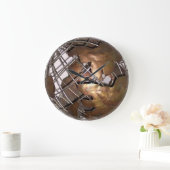 Grande Horloge Ronde 3D Wall Clock (Maison)