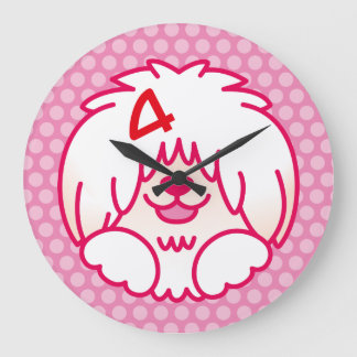 Grande Horloge Ronde 4chiens ア'action