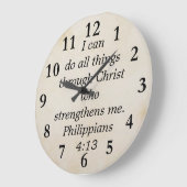 Grande Horloge Ronde 4h13 de Philippiens (Angle)