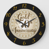 Grande Horloge Ronde 50e anniversaire de l'or complexe (Recto)