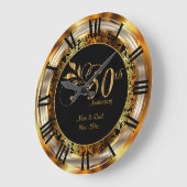 Grande Horloge Ronde 50e anniversaire d'or (Angle)
