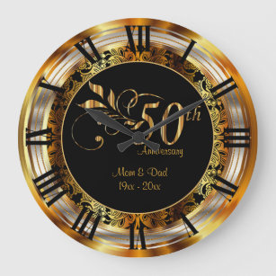 Grande Horloge Ronde 50e anniversaire d'or