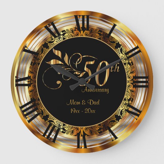 Grande Horloge Ronde 50e anniversaire d'or (Recto)