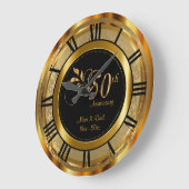 Grande Horloge Ronde 50e anniversaire d'or (Angle)