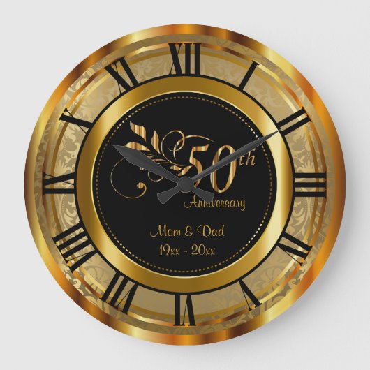 Grande Horloge Ronde 50e anniversaire d'or (Recto)