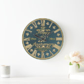 Grande Horloge Ronde 50e anniversaire du Mariage (Maison)