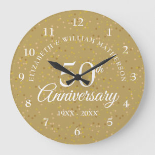 Grande Horloge Ronde 50e Anniversaire Gold Dust