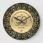 Grande Horloge Ronde 50e Mariage Gold & Black (Recto)