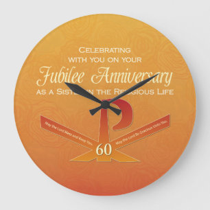 Grande Horloge Ronde 60th Jubilee Anniversary Nun Pax Cross, Orange