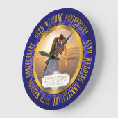 Grande Horloge Ronde 65e Wedding Anniversary Photo Keepsake (Angle)