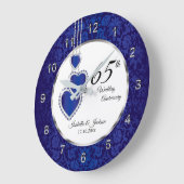 Grande Horloge Ronde 65th / 45th Sapphire Blue Anniversary Keepsake (Angle)