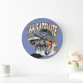 Grande Horloge Ronde 66 Monstres Hot Rod Satellite Clock (Maison)