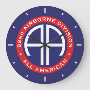 Grande Horloge Ronde 82nd Airborne Division All American Casual Patch