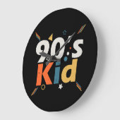 Grande Horloge Ronde 90s Kid (Angle)