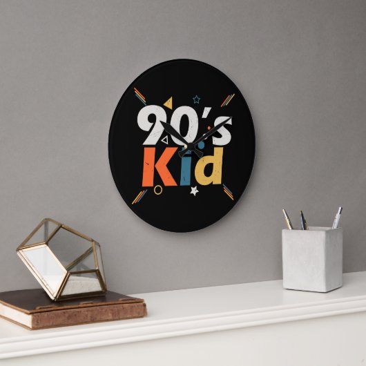 Grande Horloge Ronde 90s Kid (Bureau)