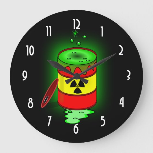 Grande Horloge Ronde A Barrel of Toxic Waste. (Recto)