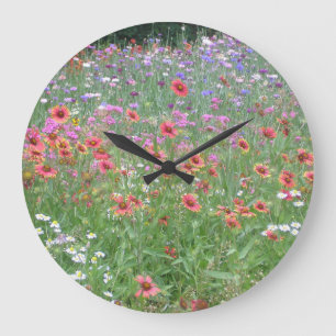 Grande Horloge Ronde A Garden of Wildflowers Clock
