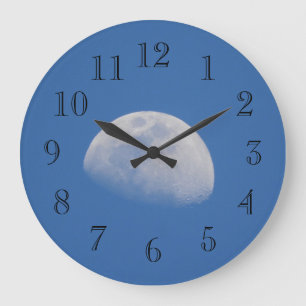 Grande Horloge Ronde À la lune