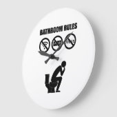 Grande Horloge Ronde A Set of Bathroom Rules (Angle)