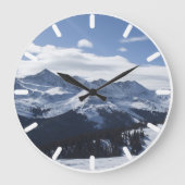 Grande Horloge Ronde A View of the Snowy Alpine Mountains. (Recto)